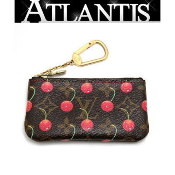 Louis Vuitton Handbags - Louis Vuitton Pochette Coin Wallet Case Monogram Cherry